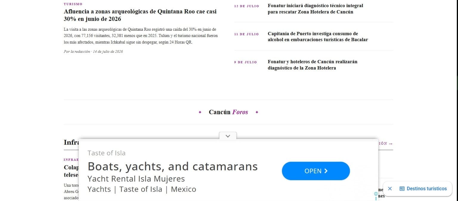 Segunda vista de CancunForos